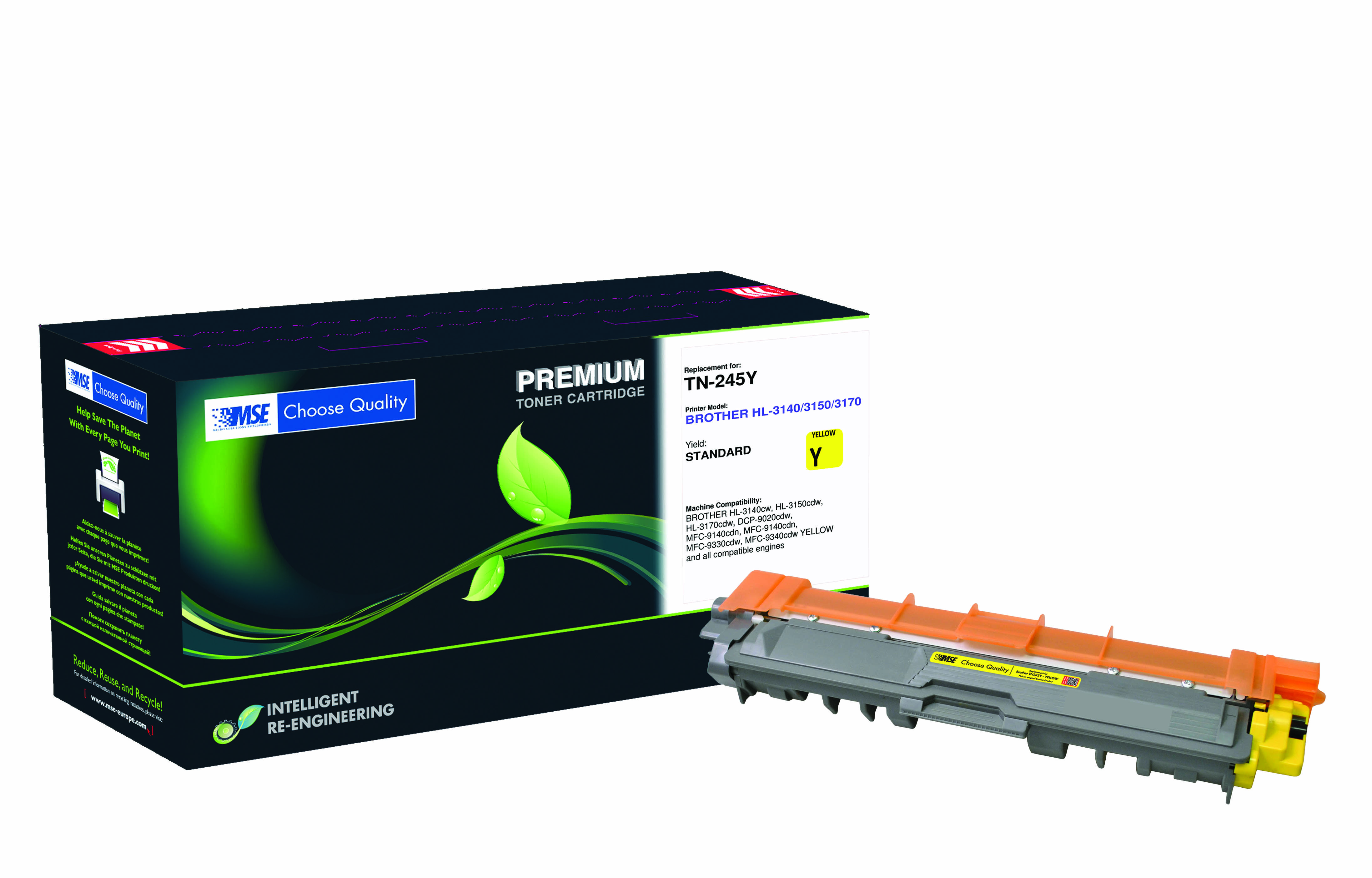 MSE Premium Farb Toner für Brother HL 3140 3150 3170 Yellow