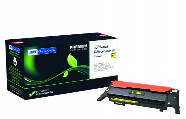 MSE Premium Farb-Toner für Samsung CLP-325 Yellow - kompatibel mit CLT-Y4072S/ELS